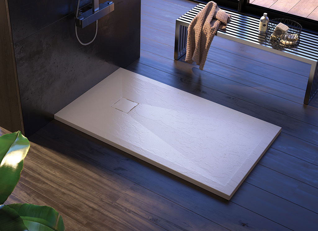 Slate Shower Trays White MyLife Bathrooms