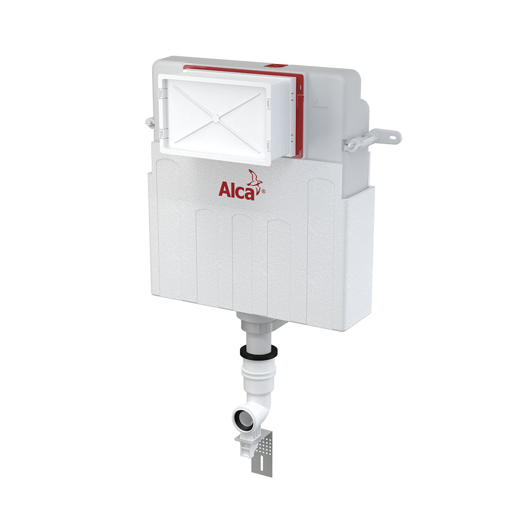 concealed flush tank with frame